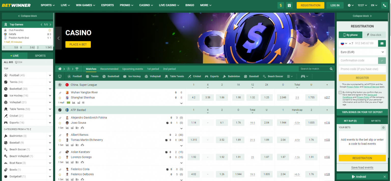 BetWinner Sports Betting Site and Casino 2024